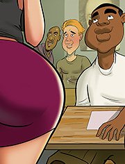 All he does in every class is imagine that he’s fucking her / Hot for Ms. Cross / dirty comics