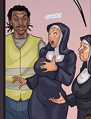That manly smell makes me so wet / Black devotion / Interracial comic