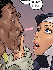 Shut up and pull your cock out / Black devotion / Interracial comic