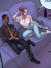 A figure-hugging jeans cut that emphasizes feminine curves / Mania / Melkor Mancin