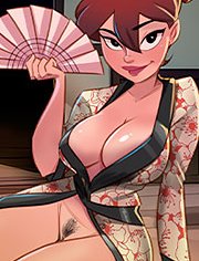 I didn’t trim my pussy hair for three weeks, look like a japanese / The 4 Naughties / Japanese Cosplay / welcomix (tufos)