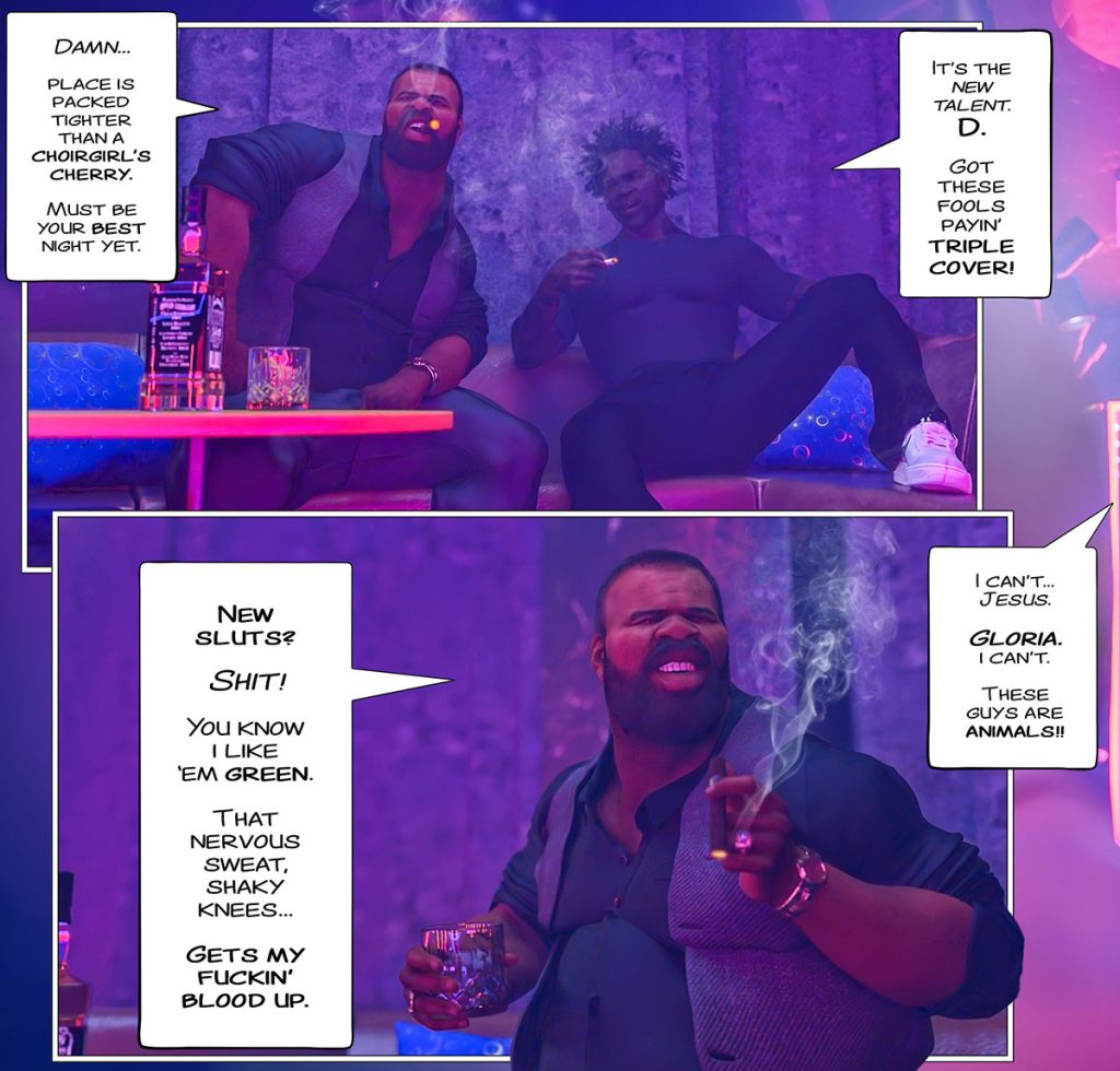 These next two bitches are about to make your balls ache - Modern Household, The Obsidian Lounge by Tab109