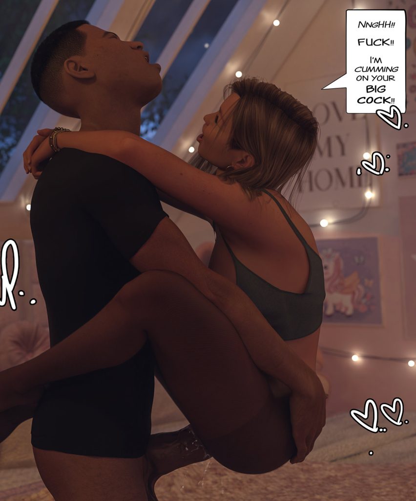 Deeper, give me every fucking inch your big black cock - Legal dues by Tab109