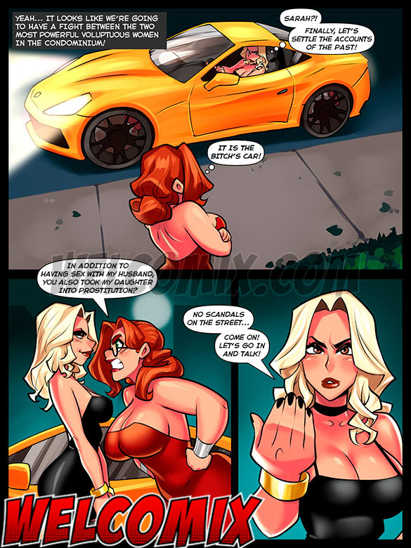 In addition to having sex with my husband, you also took my daughter into prostitution? - Voluptuous Housewives, Big Spider Fight by welcomix (tufos)