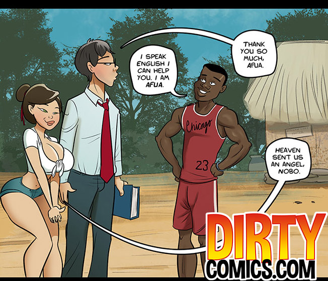 She will be laying down on the job - The missionaries by dirty comics