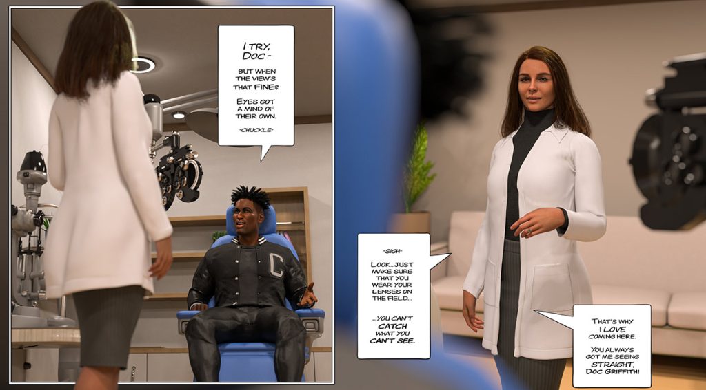 I play better when I know there's a pretty girl watching - The focus shift by Tab109