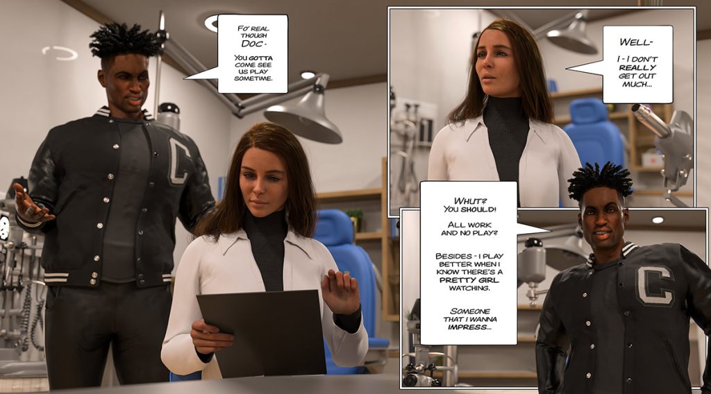 I play better when I know there's a pretty girl watching - The focus shift by Tab109