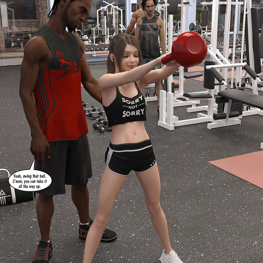 I think you're ready for something bigger - Natasha's workout part 1 by Dark Lord