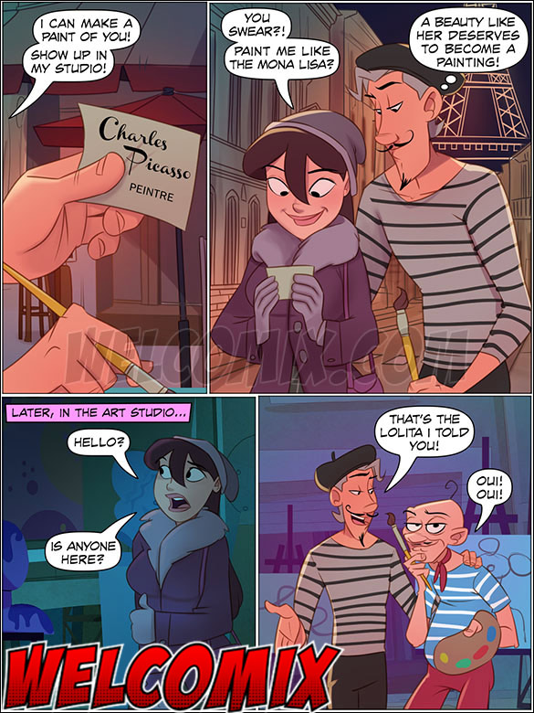 Her first stop is Paris, the most romantic city in the world - The 4 Naughties, Anna in Paris by welcomix (tufos)