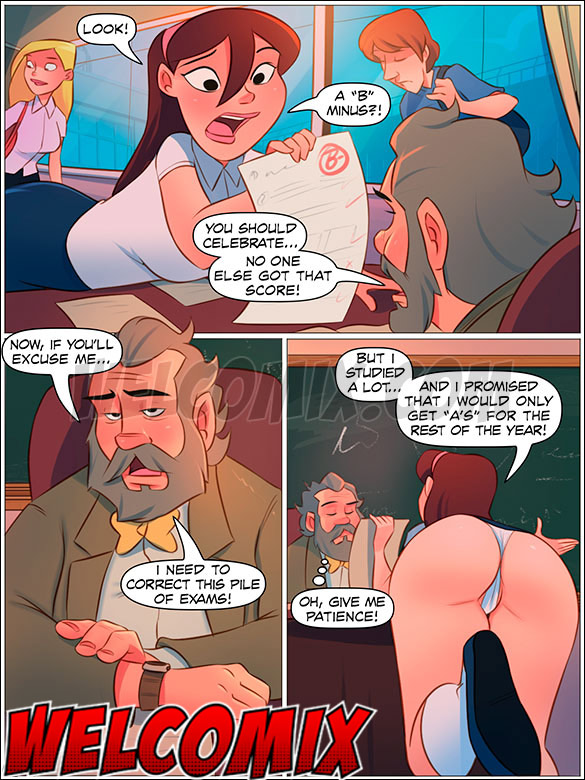 I think there is something here that wants to give me an A - The Naughty Home - The slutty college girl by welcomix (tufos)