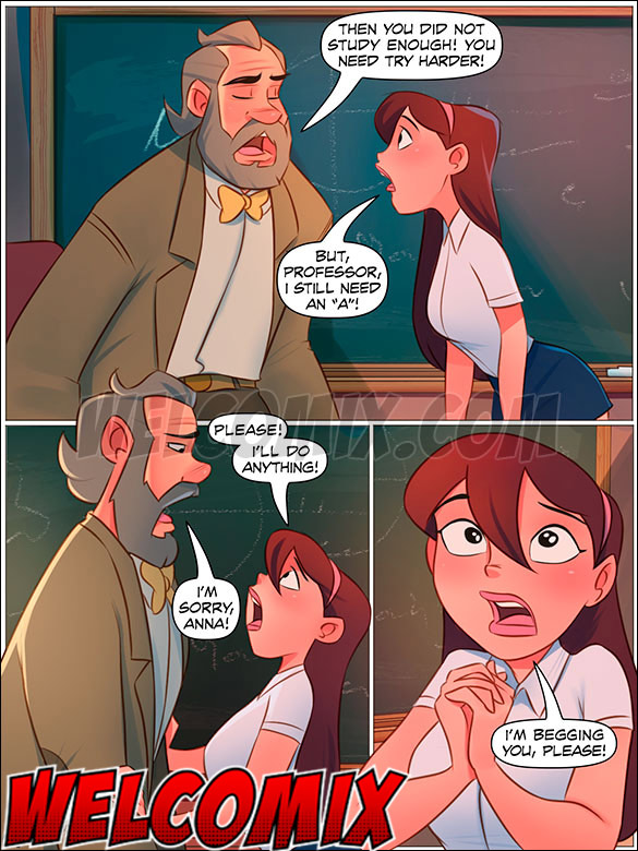 I think there is something here that wants to give me an A - The Naughty Home - The slutty college girl by welcomix (tufos)