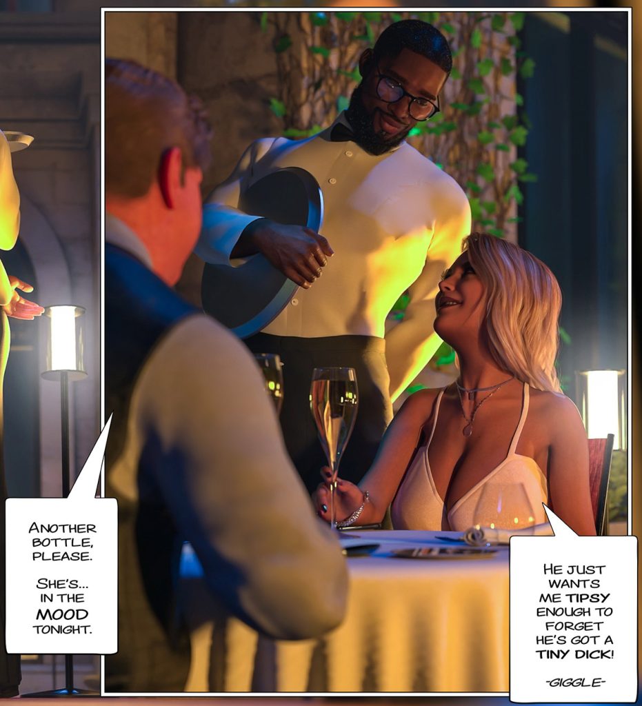 He just wants me tipsy enough to forget he's got a tiny dick - Black marked 4 by Tab109