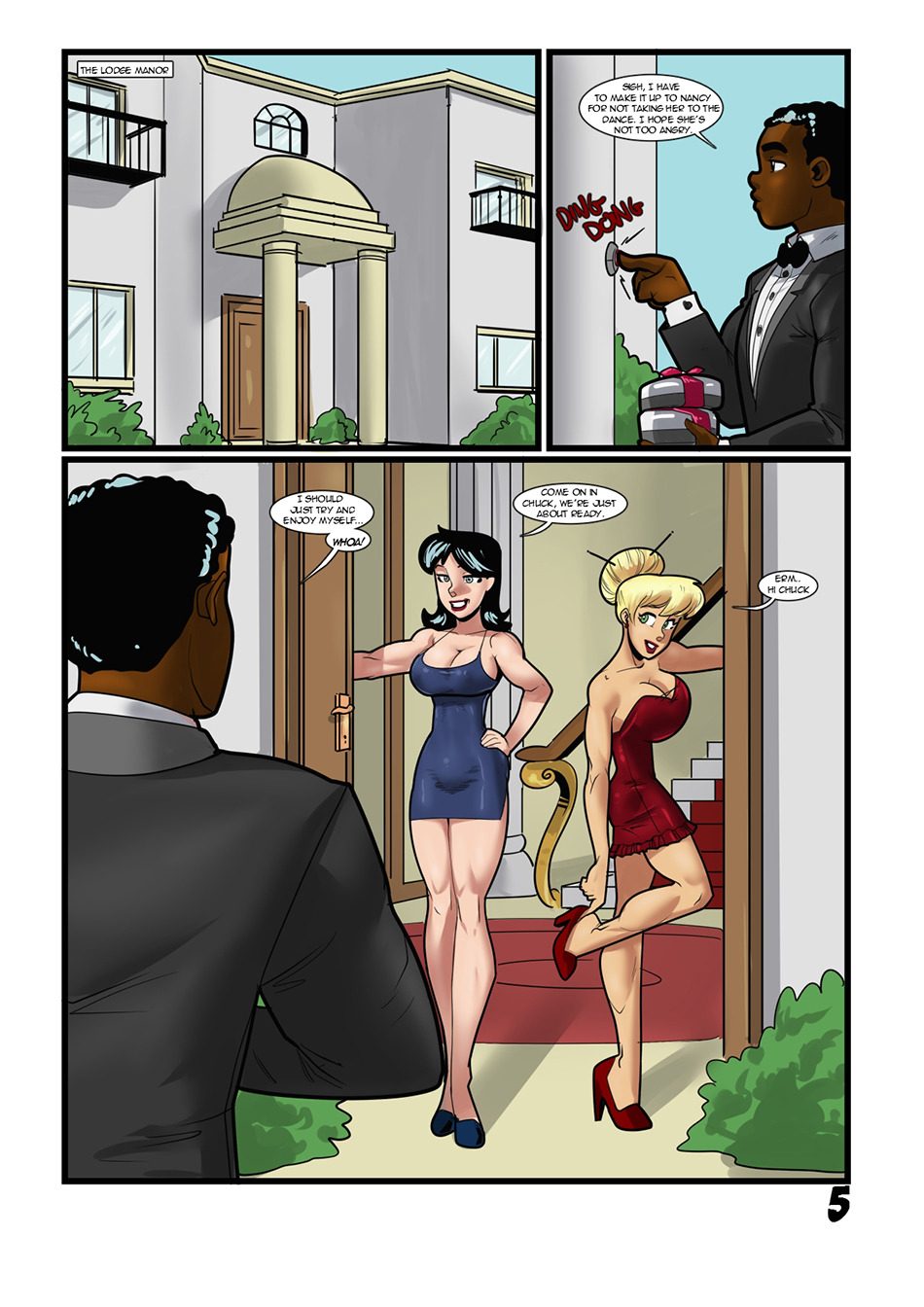 I wonder how it tastes / Betty and Veronica: Once you go Black / Page 1-9